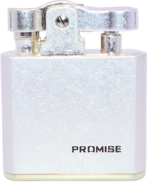 Promise Mum Alev Benzinli Çakmak - Rustic Chrome