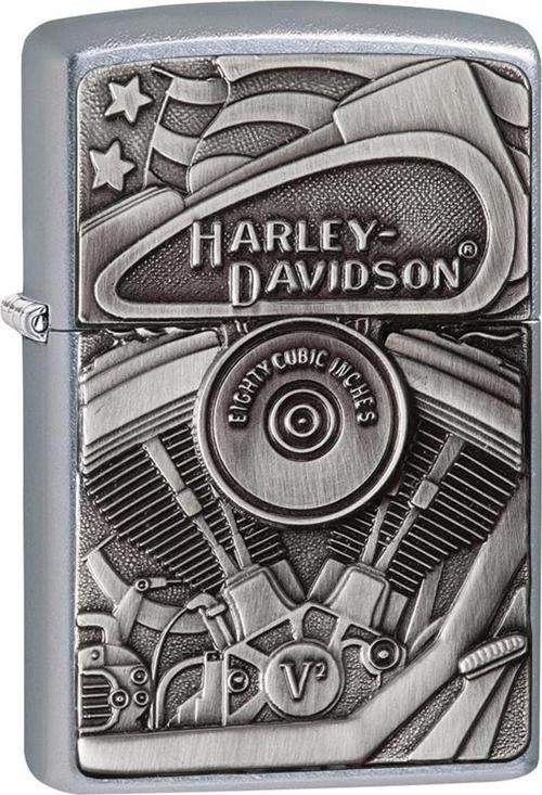 Harley Davidson Motor Flag Emblem Çakmak