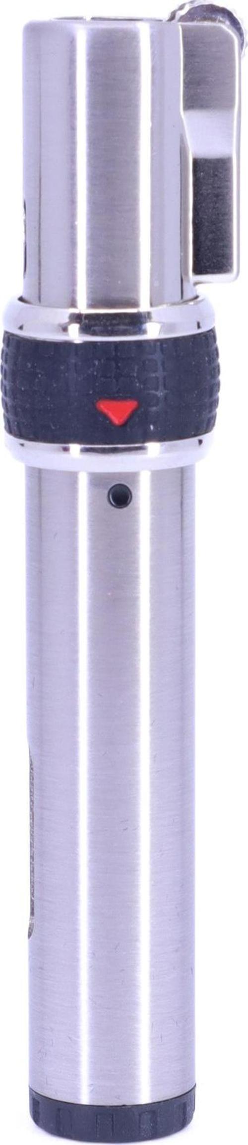 Çift Fonksiyonlu (Tek Torch Jet Alev - Soft Flame) Çakmak - Krom