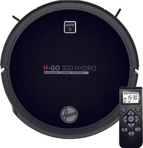 H-Go 300 Hydro 2si 1 Arada Akıllı Robot Süpürge ve Paspas Siyah