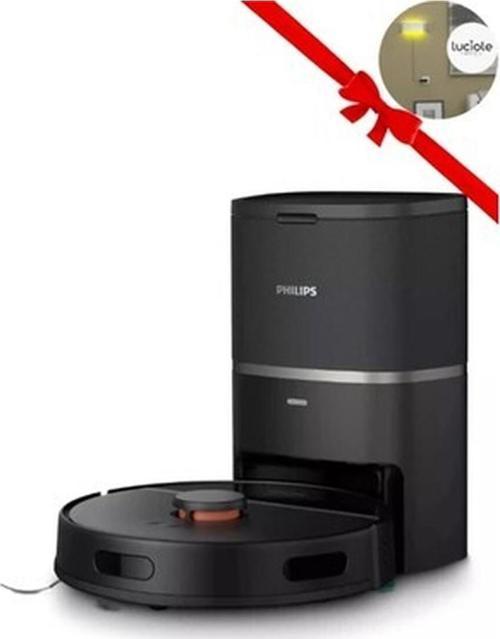 Robbie Premium Robot Süpürge 4000 Pa Ultra Emiş Gücü, 200DK Pil Süresi, Otomatik Boşaltma Istasyonlu - Luciole Lambader Hediye!