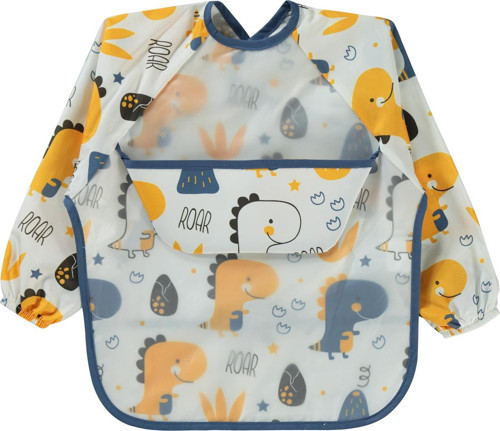 Bebek Mama Önlüğü Ekru