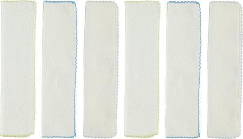 Bebek 6'lı Ağız Mendili Mavi