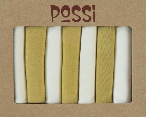 Bebek 7'li Ağız Mendili  Hardal