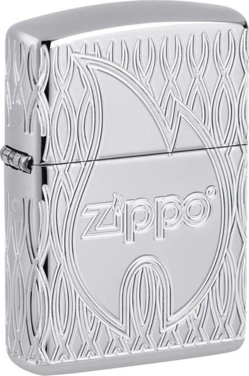 Armor Flame Polished Chrome Dizayn Çakmak
