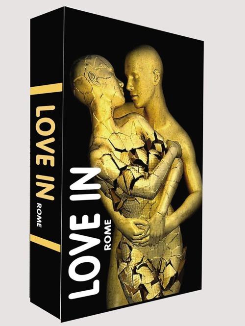 1052 Love In Rome Dekoratif Kitap Kutusu