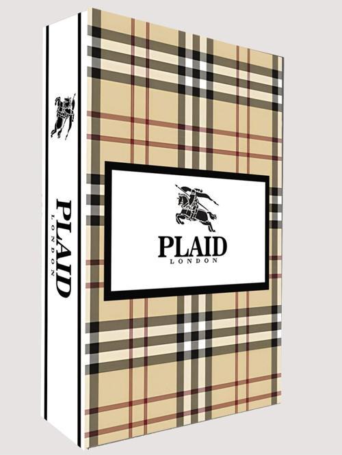1165 Plaıd Dekoratif Kitap Kutusu