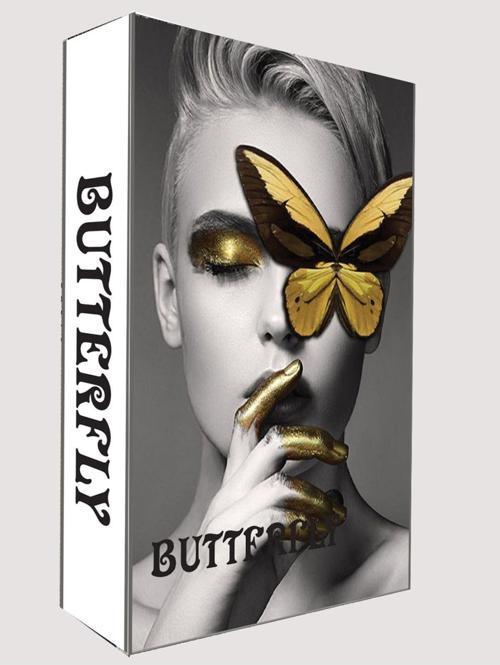 250 Butterfly Dekoratif Kitap Kutusu