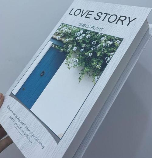 1303 Love Story Dekoratif Kitap Kutusu