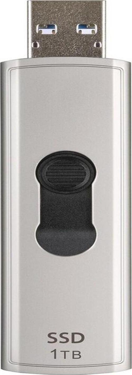 TS1TESD320A 1 TB USB Gizlenebilir Başlıklı Taşınabilir Disk Gri