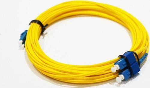 Fiber Optik Patch Kablo LCUPC/SCUPC DX SM 10mt ÇAP:1.8mm