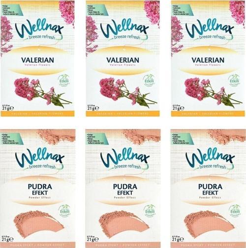 Dolap Ve Çekmece Kokusu Valerian Çiçeği+Pudra 6Lı