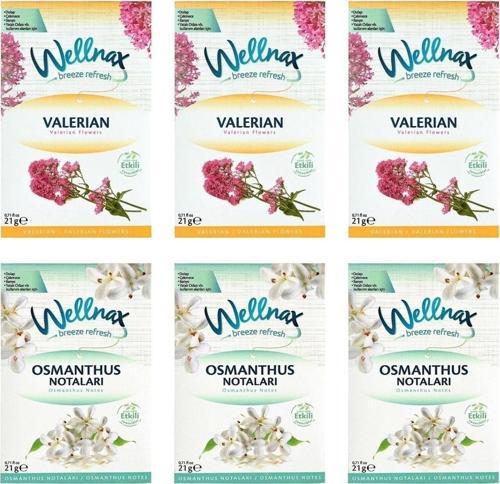 Dolap Ve Çekmece Kokusu Valerian Çiçeği Osmanthus 6Lı