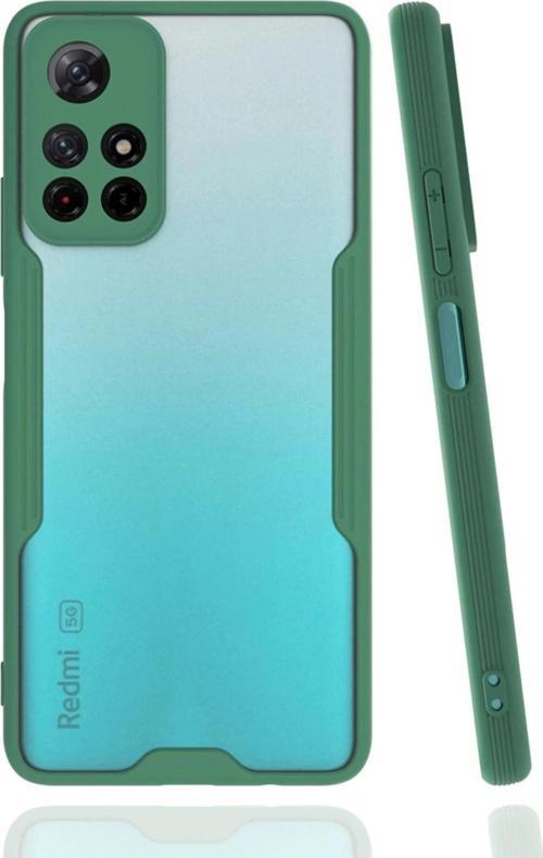 Xiaomi Redmi Note 11T Kılıf Platin Silikon - Yeşil