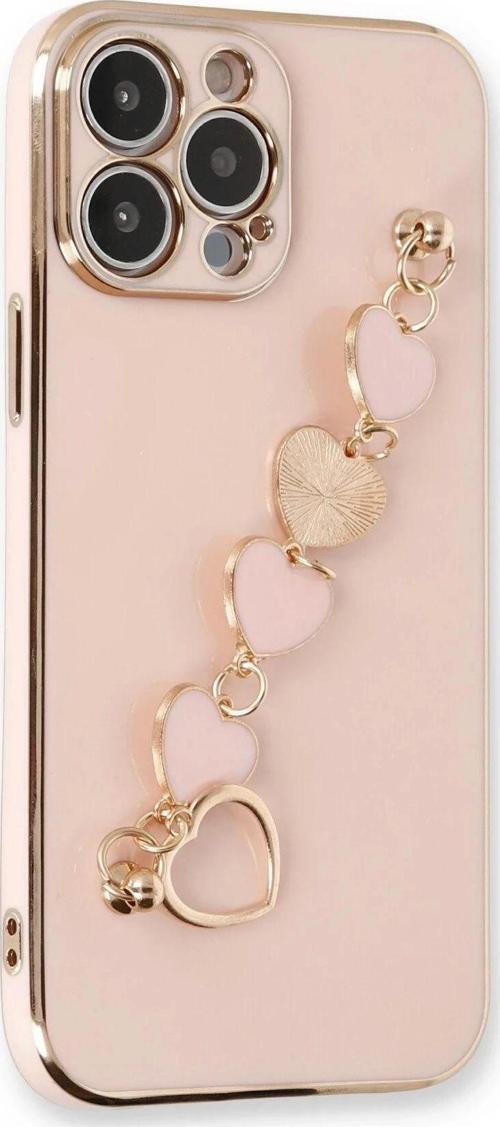 iPhone 13 Pro Max Kılıf Esila Silikon - Pudra