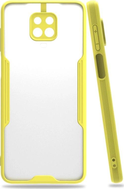 Xiaomi Redmi Note 9S Kılıf Platin Silikon - Sarı