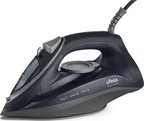 Steam Tech 2400 2400 W Buharlı Ütü, Maksimum 120 G ve 0-30 G/dk. Sürekli Buhar Püskürtme, Seramik Taban, Kireç Önleyici Ikili Sistem, Damlama Önleyici, Siyah, Amazon A Özel
