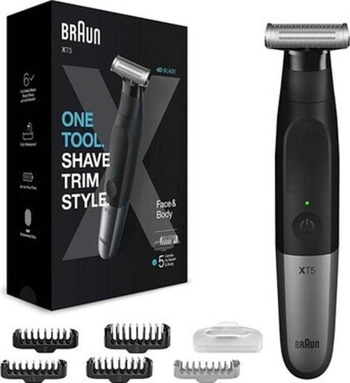 4d Kaymaz Bıçak Başlıklı Sakal Kesme Düzeltme ve Vücut Tıraş Makinesi 2in1 Islak Kuru Kullanım