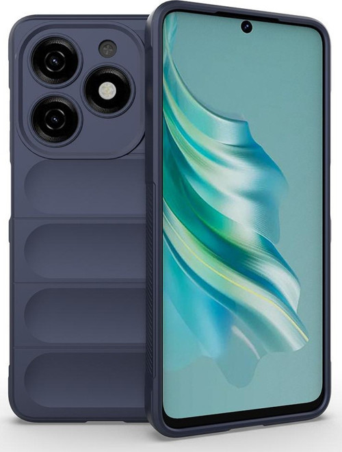 Tecno Spark 20C Kılıf Esnek TPU Oyuklu Arka Yüzey Tasarımlı Etnik Silikon Kılıf