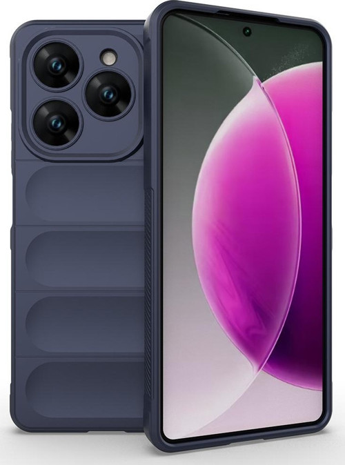 Tecno Spark 20 Pro 4G Kılıf Esnek TPU Oyuklu Arka Yüzey Tasarımlı Etnik Silikon Kılıf