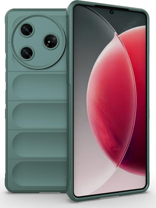 Tecno Spark 30 Pro Kılıf Esnek TPU Oyuklu Arka Yüzey Tasarımlı Etnik Silikon Kılıf