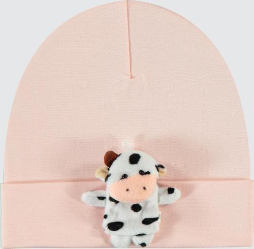 Bebek Oyuncaklı Şapka Somon