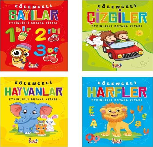 Bıcırık Yayınları Eğlenceli Boyama Seti 4 Kitap