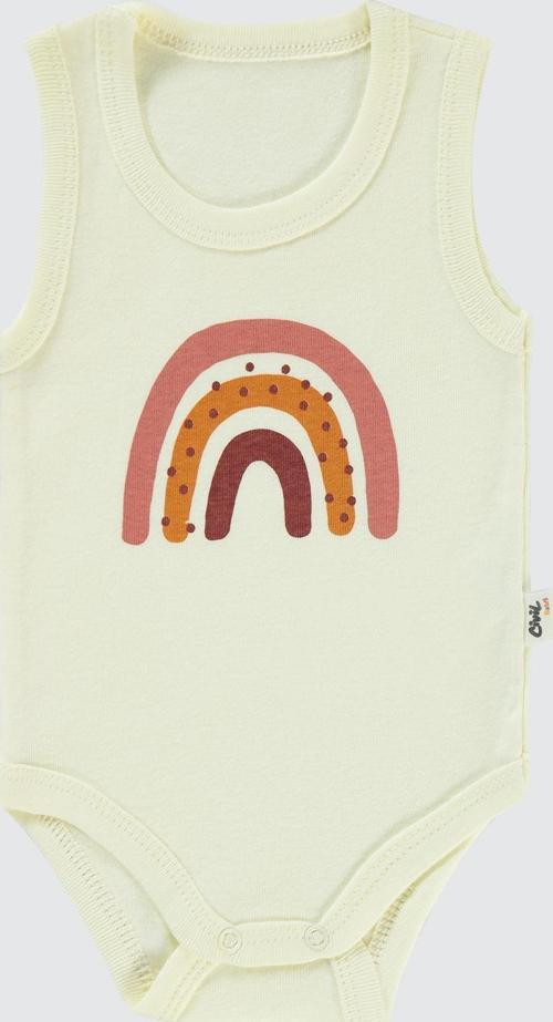 Kız Bebek Çıtçıtlı Badi 1-36 Ay Fil Dişi