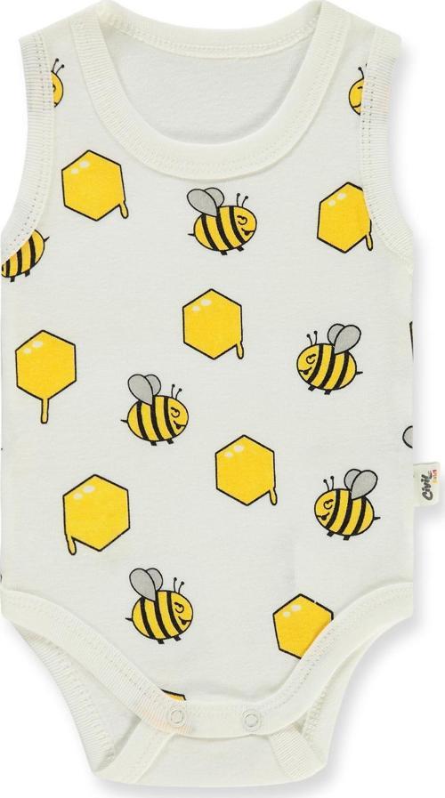 Bebek Çıtçıtlı Badi 1-36 Ay Ekru