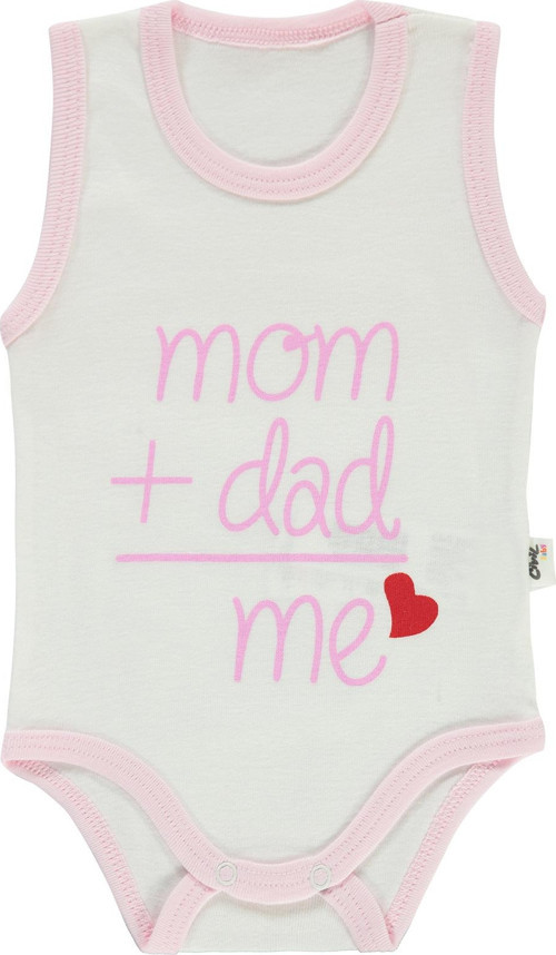 Bebek Çıtçıtlı Badi 1-18 Ay Pembe