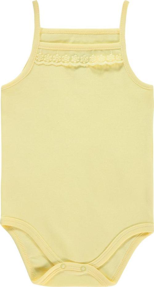 Kız Bebek Çıtçıtlı Badi 2-3 Yaş Sarı