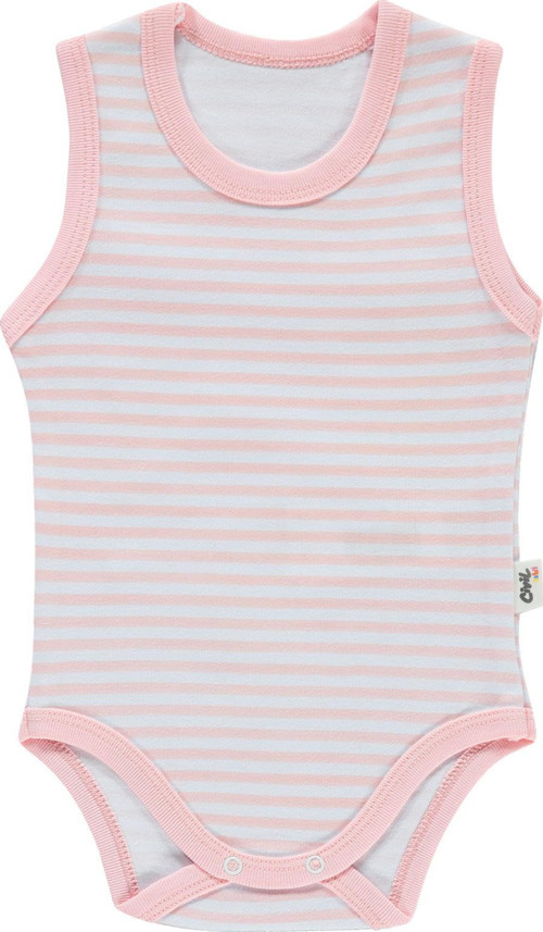 Bebek Çıtçıtlı Badi 0-18 Ay Somon
