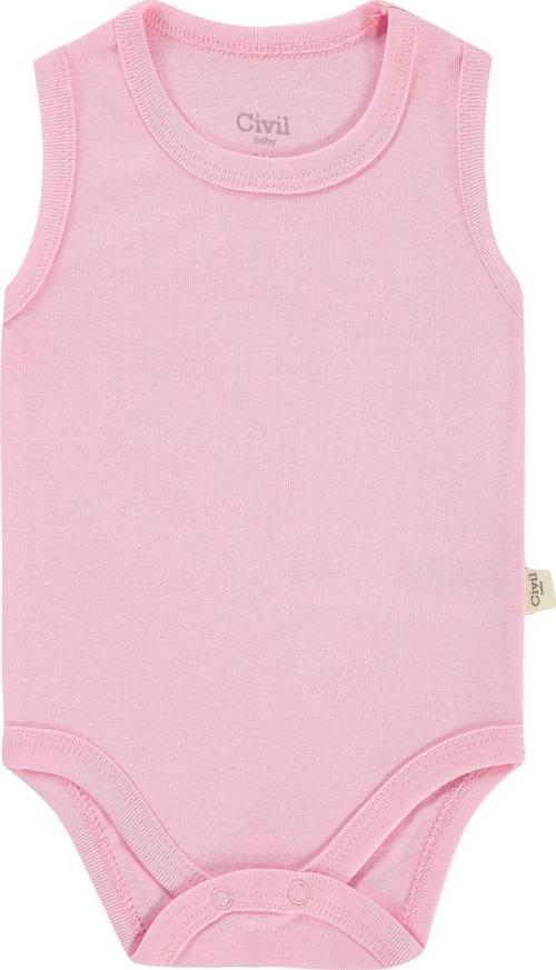 Bebek Çıtçıtlı Badi 12-36 Ay Pembe