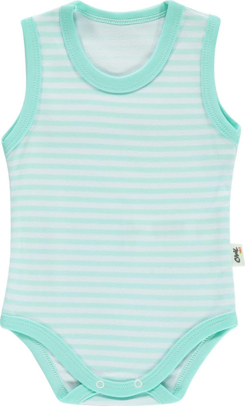 Bebek Çıtçıtlı Badi 0-18 Ay Mint Yeşili
