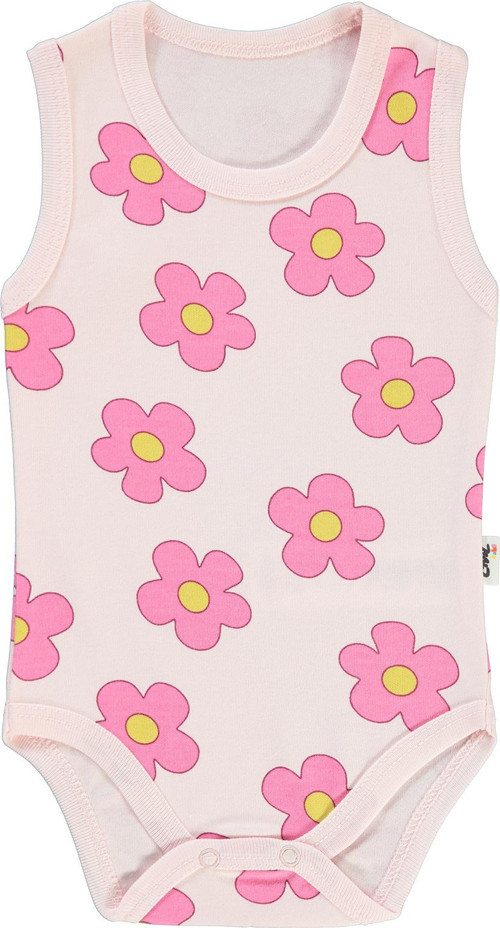 Kız Bebek Çıtçıtlı Badi 1-18 Ay Pembe
