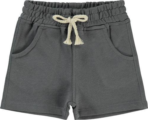 Erkek Bebek Şort 6-18 Ay Füme