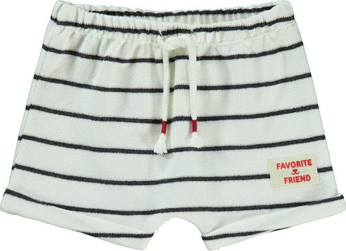 Erkek Bebek Şort 6-18 Ay Ekru