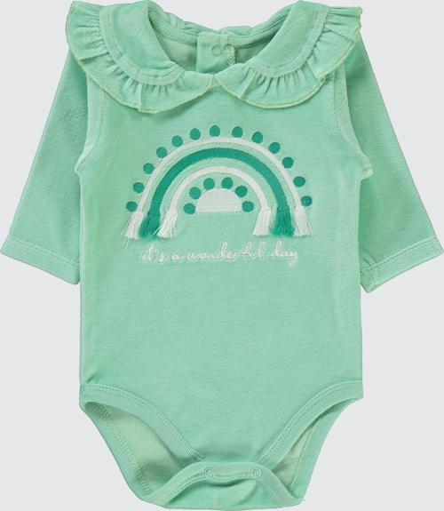 Kız Bebek Çıtçıtlı Badi 1-18 Ay  Mint