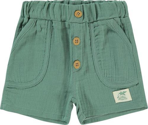 Erkek Bebek Şort 6-18 Ay Su Yeşili