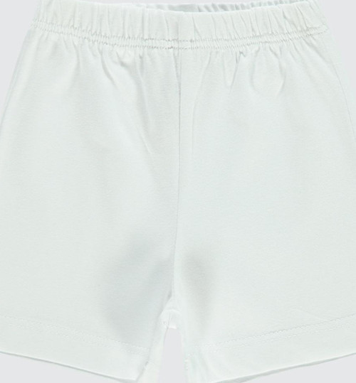 Bebek Şort 3-18 Ay Beyaz