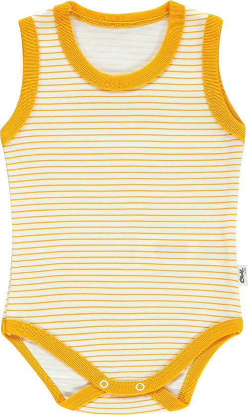 Bebek Çıtçıtlı Badi 0-18 Ay Oranj