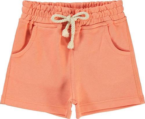 Erkek Bebek Şort 6-18 Ay Şeftali
