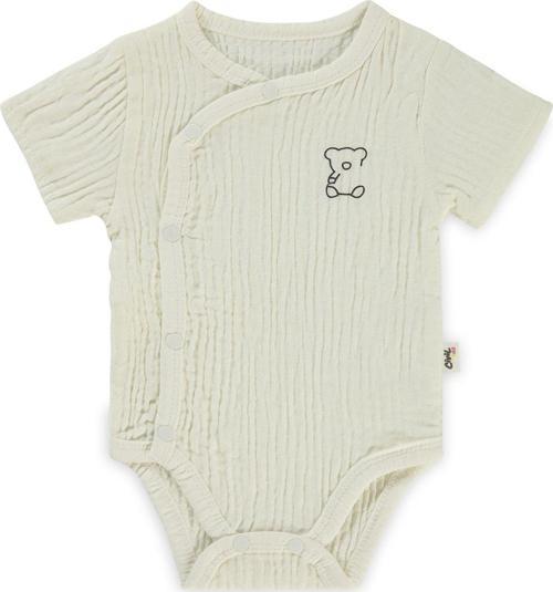Bebek Çıtçıtlı Badi 1-18 Ay Ekru