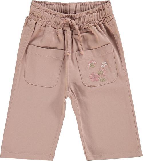 Kız Bebek Pantolon 6-18 Ay Pudra
