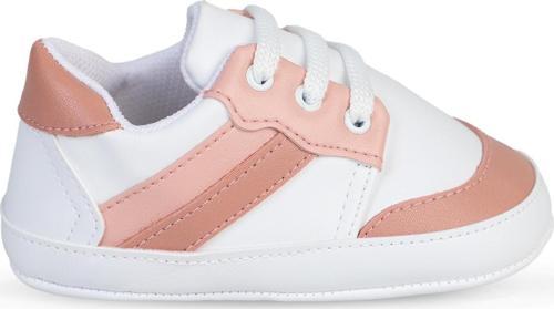 Kız Bebek İlkadım Ayakkabısı 19-21 Numara Pudra