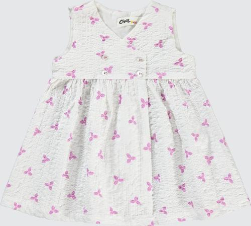 Kız Bebek Elbise 6-18 Ay Mor