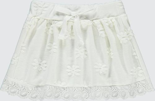 Kız Bebek Etek 6-18 Ay Ekru