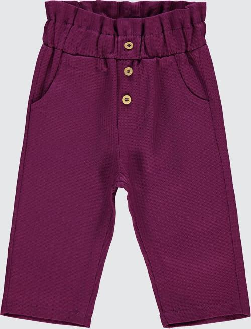 Kız Bebek Pantolon 6-18 Ay Patlıcan Moru
