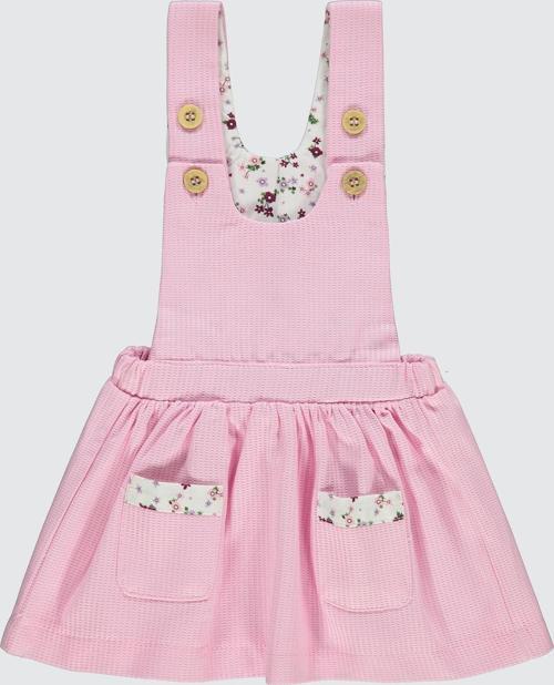 Kız Bebek Elbise 6-18 Ay  Pembe
