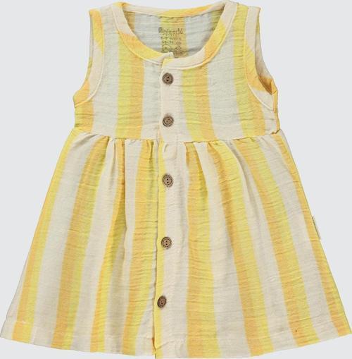 Kız Bebek Elbise 6-18 Ay Hardal